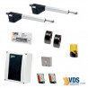 VDS KIT COMPLETO CANCELLO A DUE ANTE BATTENTI 200KG FINO A 2.5 METRI EGOKIT