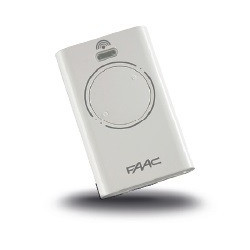 TELECOMANDO RADIOCOMANDO ORIGINALE FAAC 2 TASTI XT4 BIANCO 433,92 MHZ XT2 433 SLH LR BIANCO