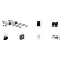 VDS KIT LINEAR 11-500 2 ANTE PER CANCELLI A BATTENTE FINO A 6 mt, 24 V 100019