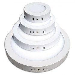 OPTONICA PANNELLO LED TONDO 12W DA PARETE LUCE FREDDA 6000K DL2244