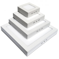 OPTONICA PANNELLO LED QUADRATO 18W NON AD INCASSO LUCE NATURALE 4500K