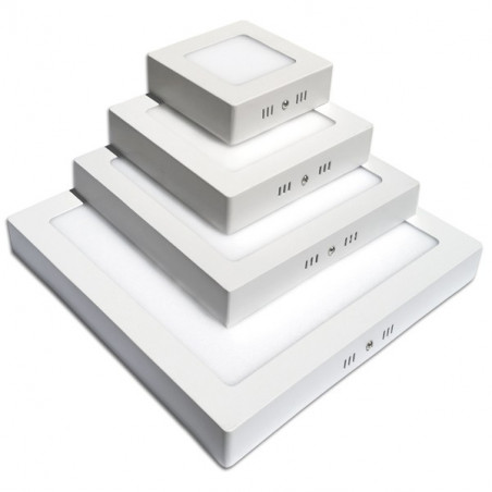 OPTONICA PANNELLO LED QUADRATO 18W NON AD INCASSO LUCE NATURALE 4500K