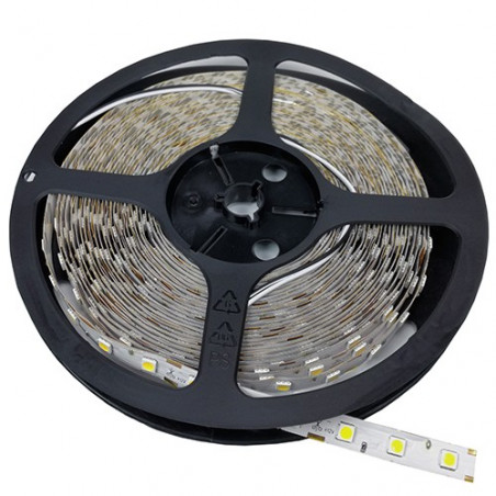 OPTONICA LED STRIP 60 SMD/m LUCE CALDA 2700K NON-WATERPROOF ROLLINA 5 MT
