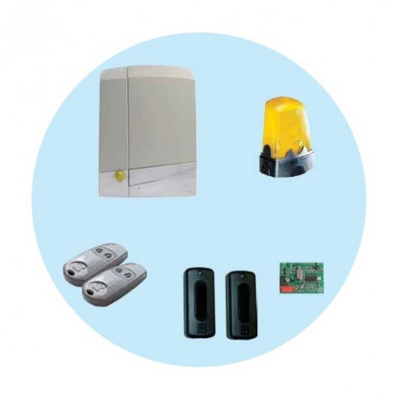 CAME KIT AUTOMAZIONE SCORREVOLE BXV 24V DC GRIGIO FINO A 600KG 001USDN6-010