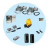 CAME KIT AUTOMAZIONE PER CANCELLI A BATTENTE FROG-AE FINO A 3,5 METRI 001U1924