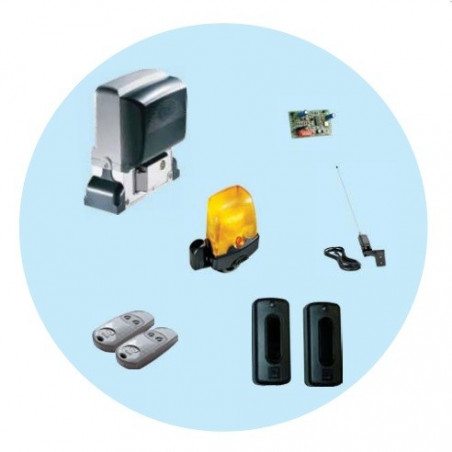CAME KIT AUTOMAZIONE PER CANCELLI SCORREVOLI BX 74 FINO A 400KG 001U2923