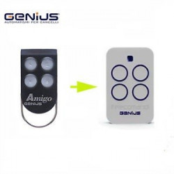 TELECOMANDO RADIOCOMANDO GENIUS 4 TASTI 868MHz KILO4 EX MODELLO AMIGO