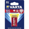 VARTA MAX TECH Alkaline 9V Alcalino SPEDIZIONE IMMEDIATA